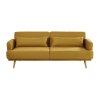 3-Sitzer-Schlafsofa senfgelb